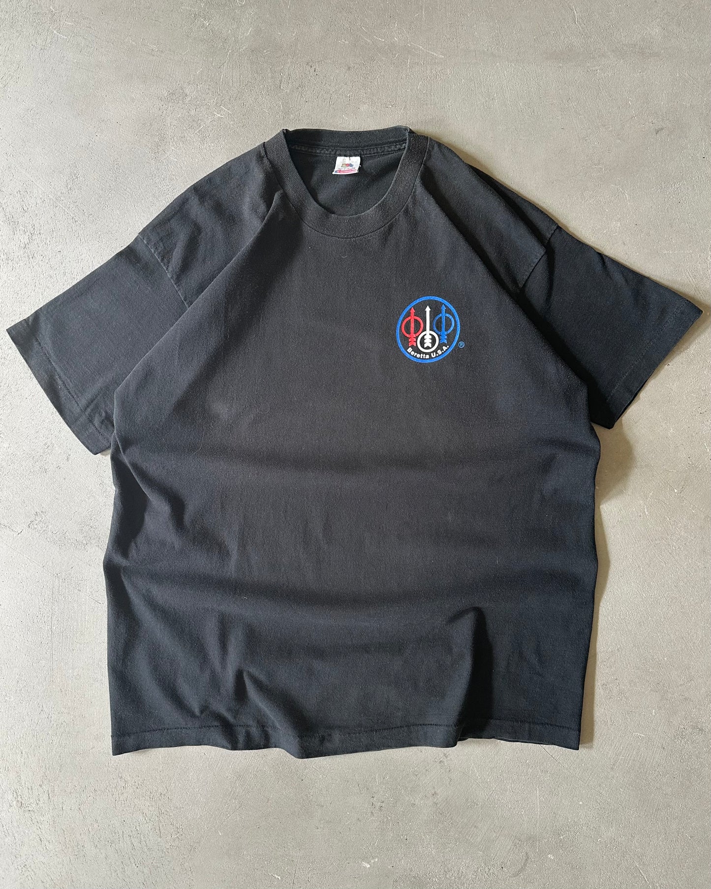 1990s - Black Beretta T-Shirt - XL