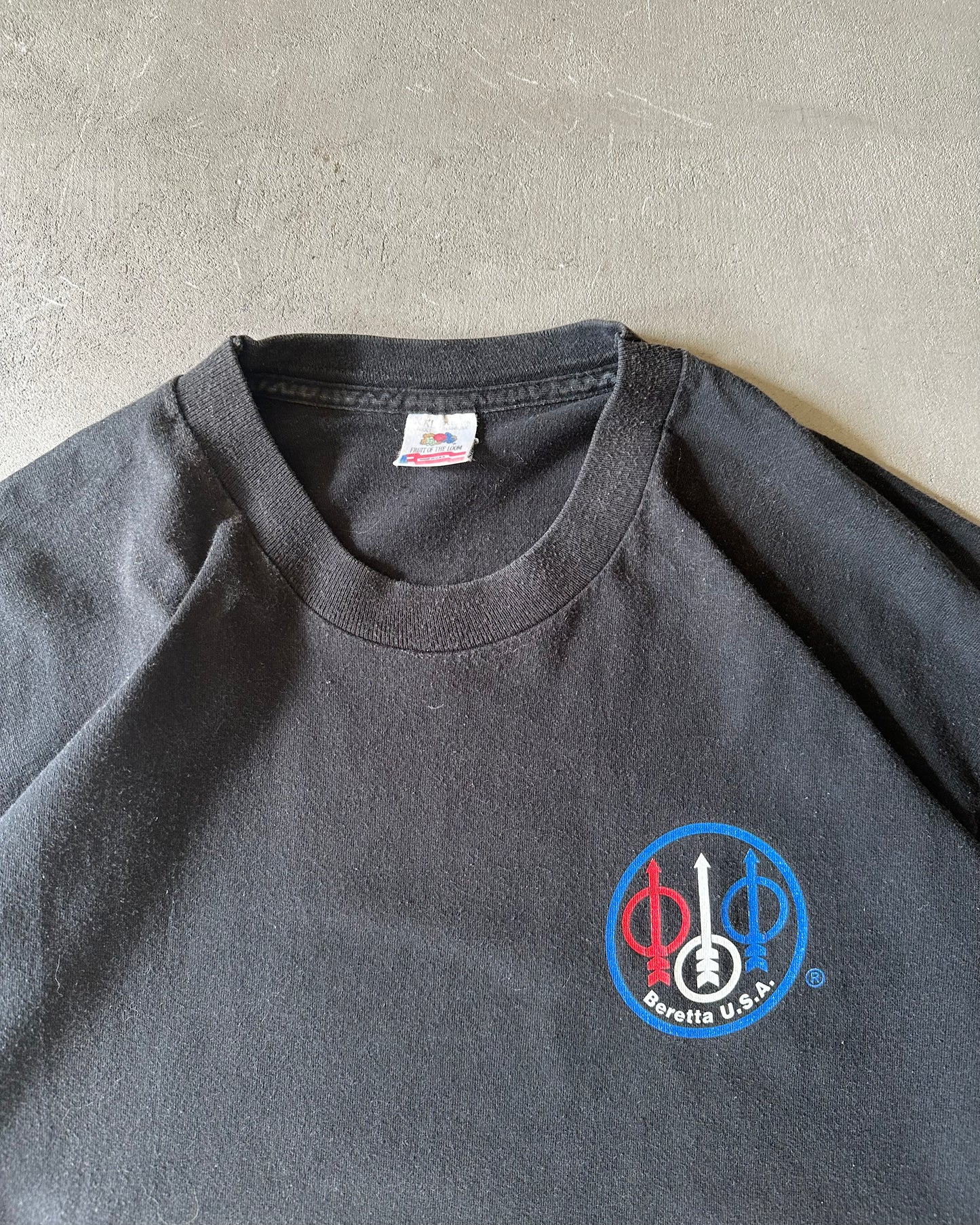 1990s - Black Beretta T-Shirt - XL
