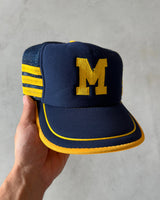 1990s - Navy/Yellow Michigan Trucker Cap - OS