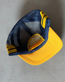 1990s - Navy/Yellow Michigan Trucker Cap - OS