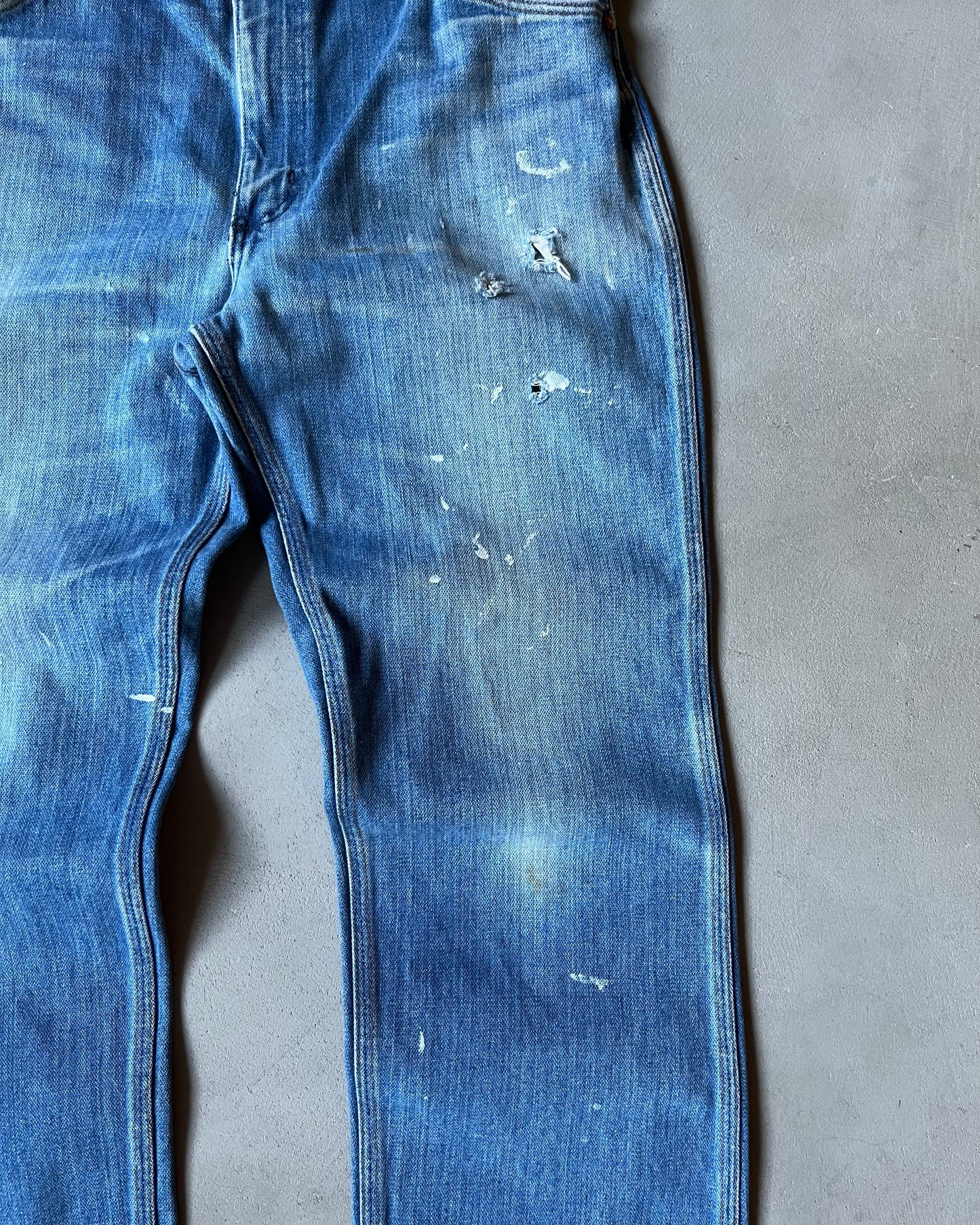 1980s - Distressed Wrangler Jeans - 31x29