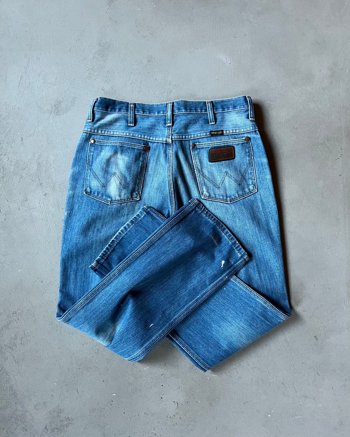 1980s - Distressed Wrangler Jeans - 31x29