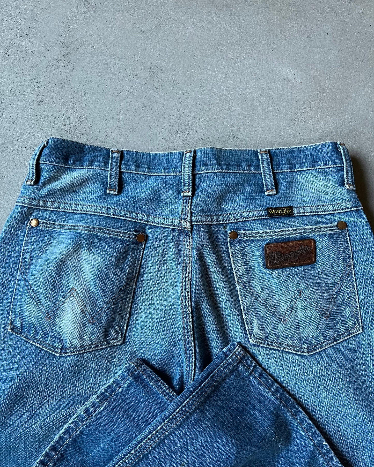1980s - Distressed Wrangler Jeans - 31x29