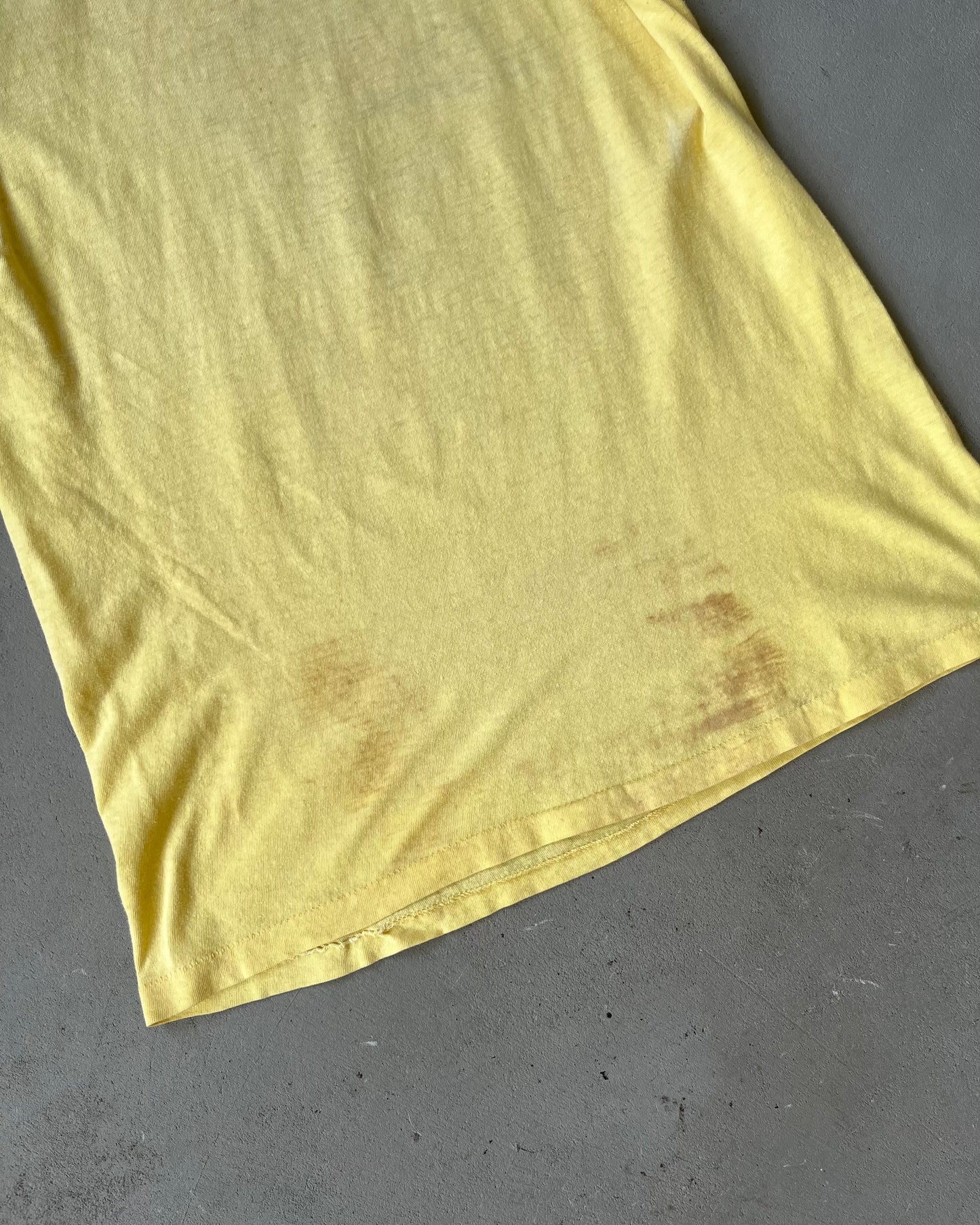1970s - Yellow Caribbean T-Shirt - S