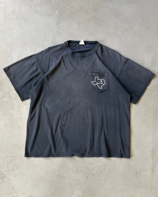 1990s - Distressed Black Local 429 T-Shirt - L