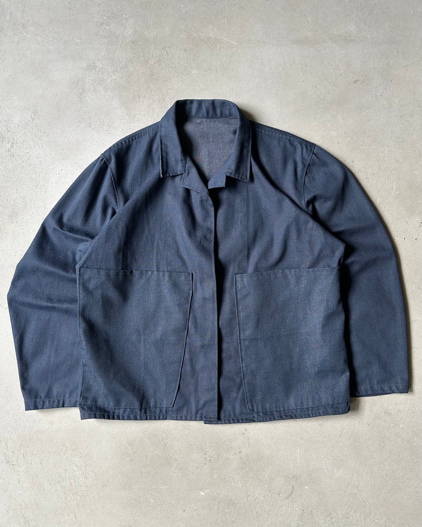 1970s - Denim Handmade Overshirt - L