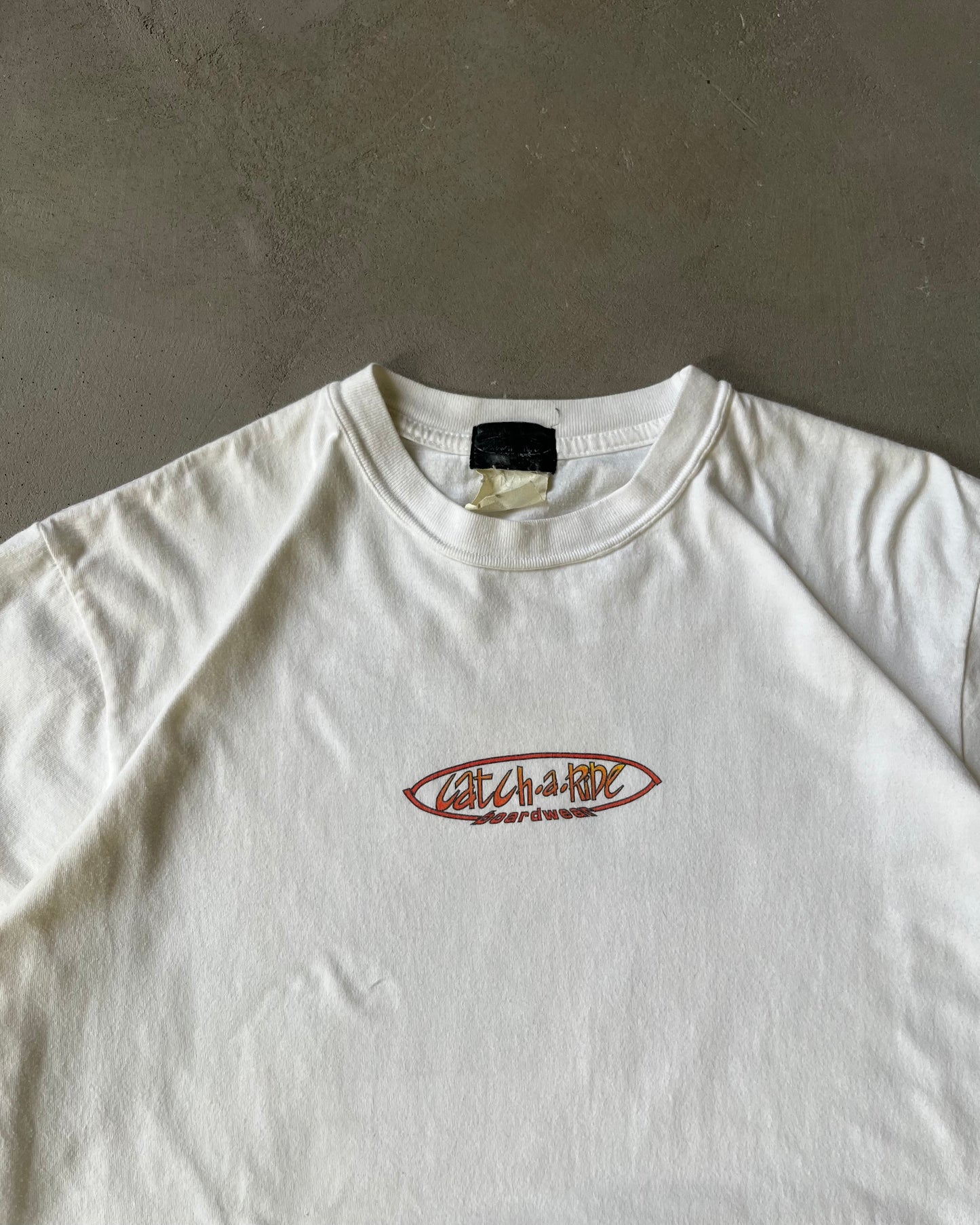 1990s - White Catch-A-Ride T-Shirt - L/XL
