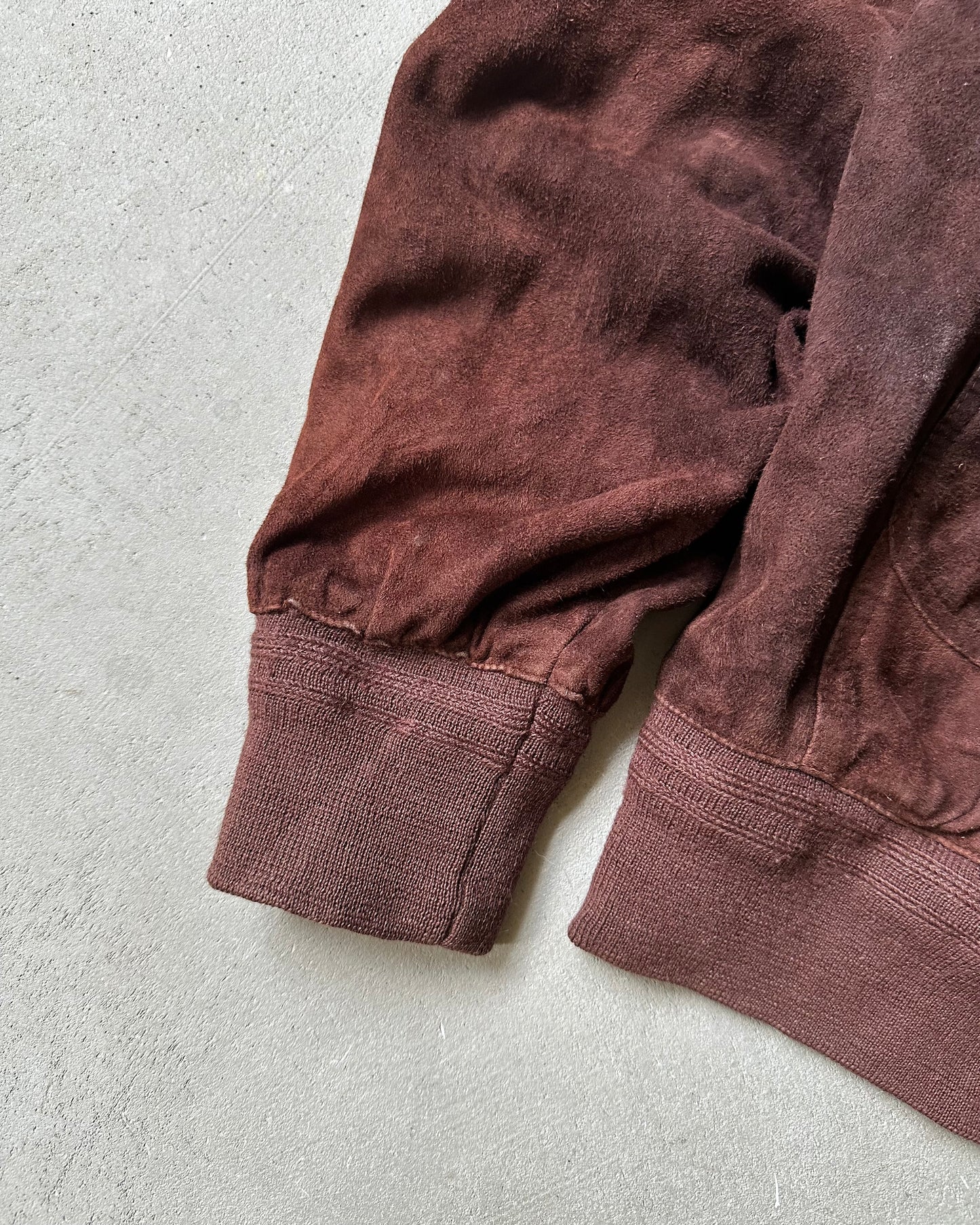 1980s - Brown Suede Light Jacket - L