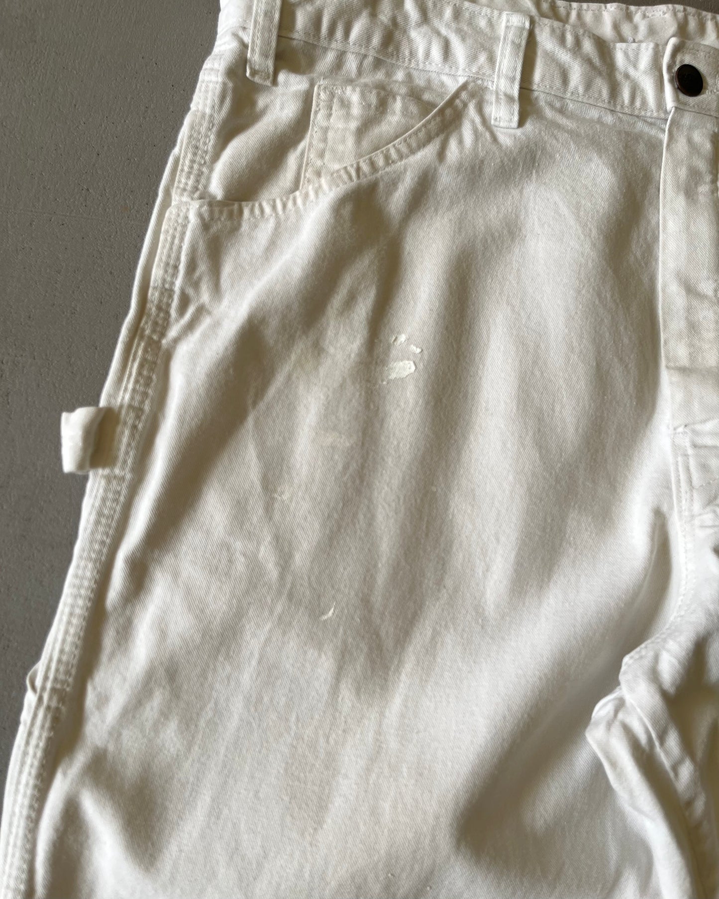 2000s - White Dickie's Painter Pants - 34x31