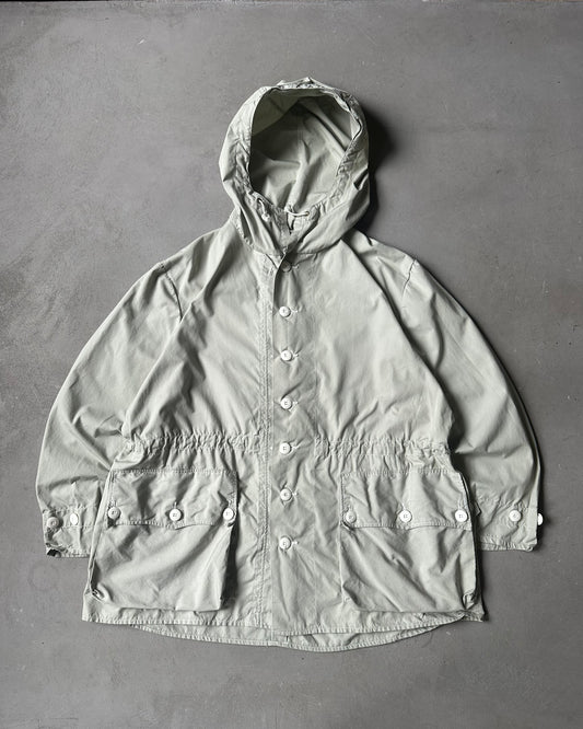 1970s - Light Grey Military Euro Parka - XL