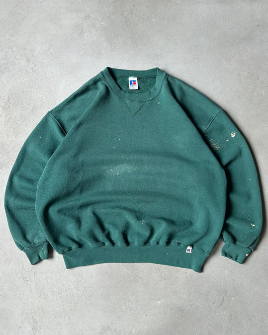 1990s - Green Painter Russell Crewneck - XL