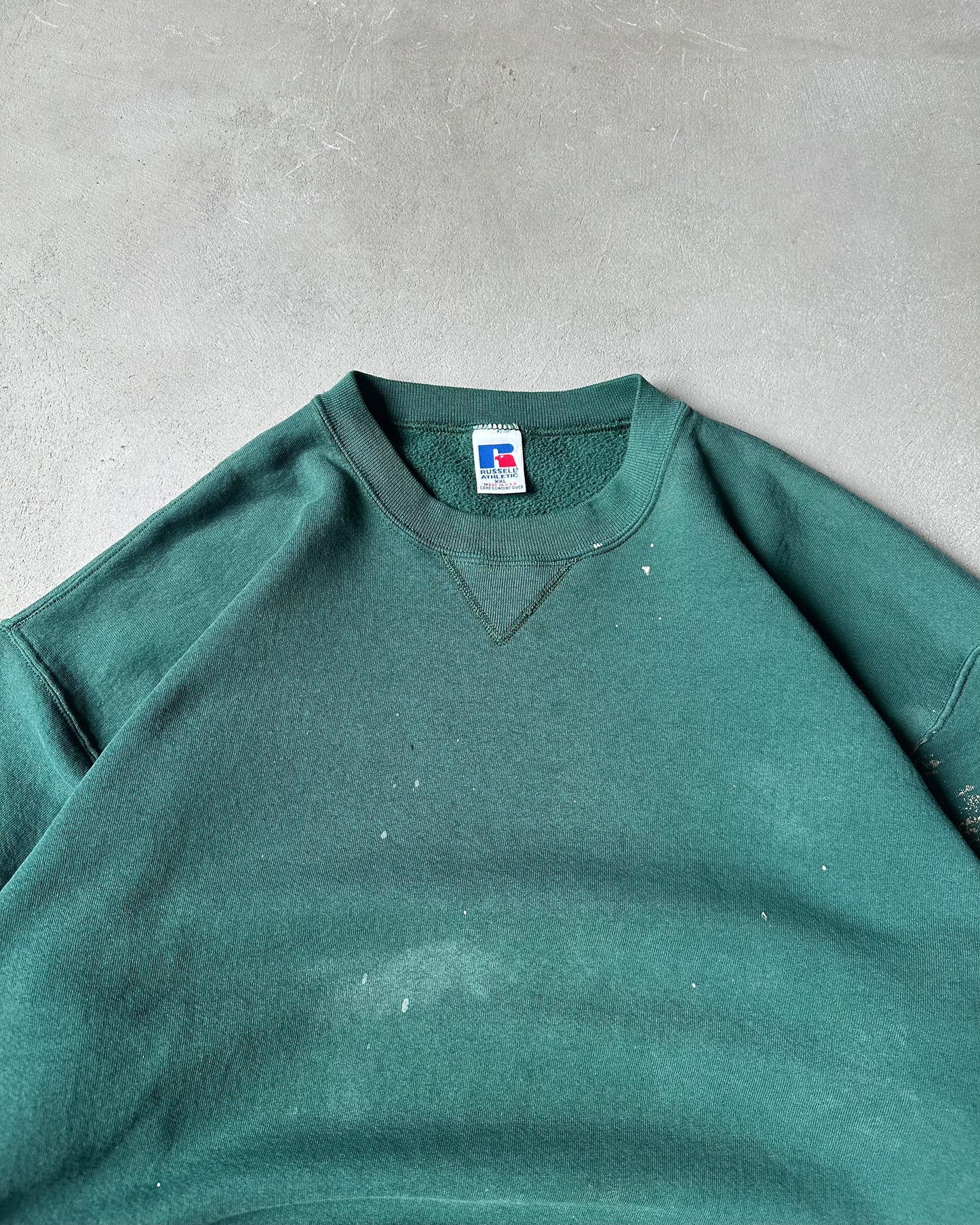 1990s - Green Painter Russell Crewneck - XL