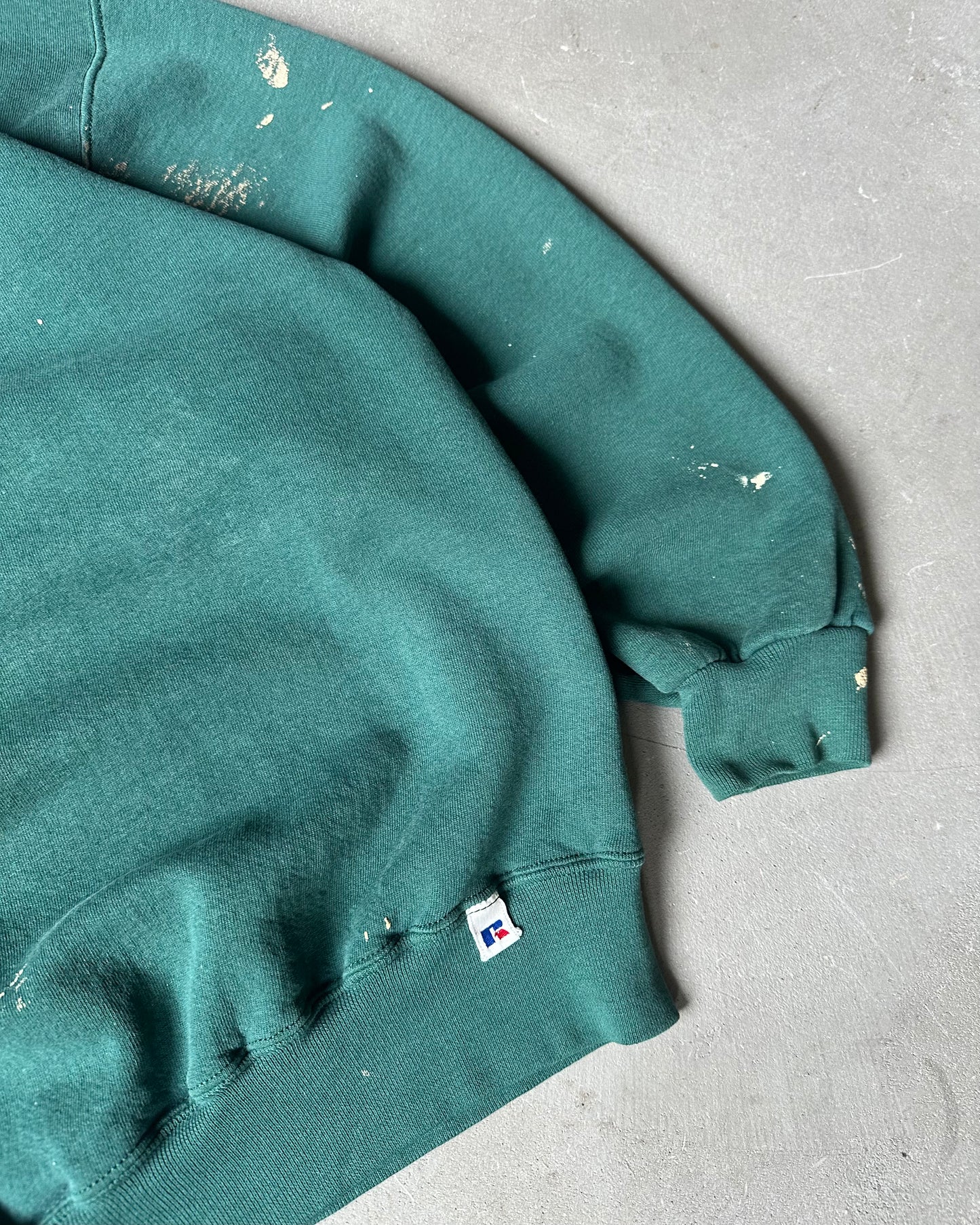 1990s - Green Painter Russell Crewneck - XL