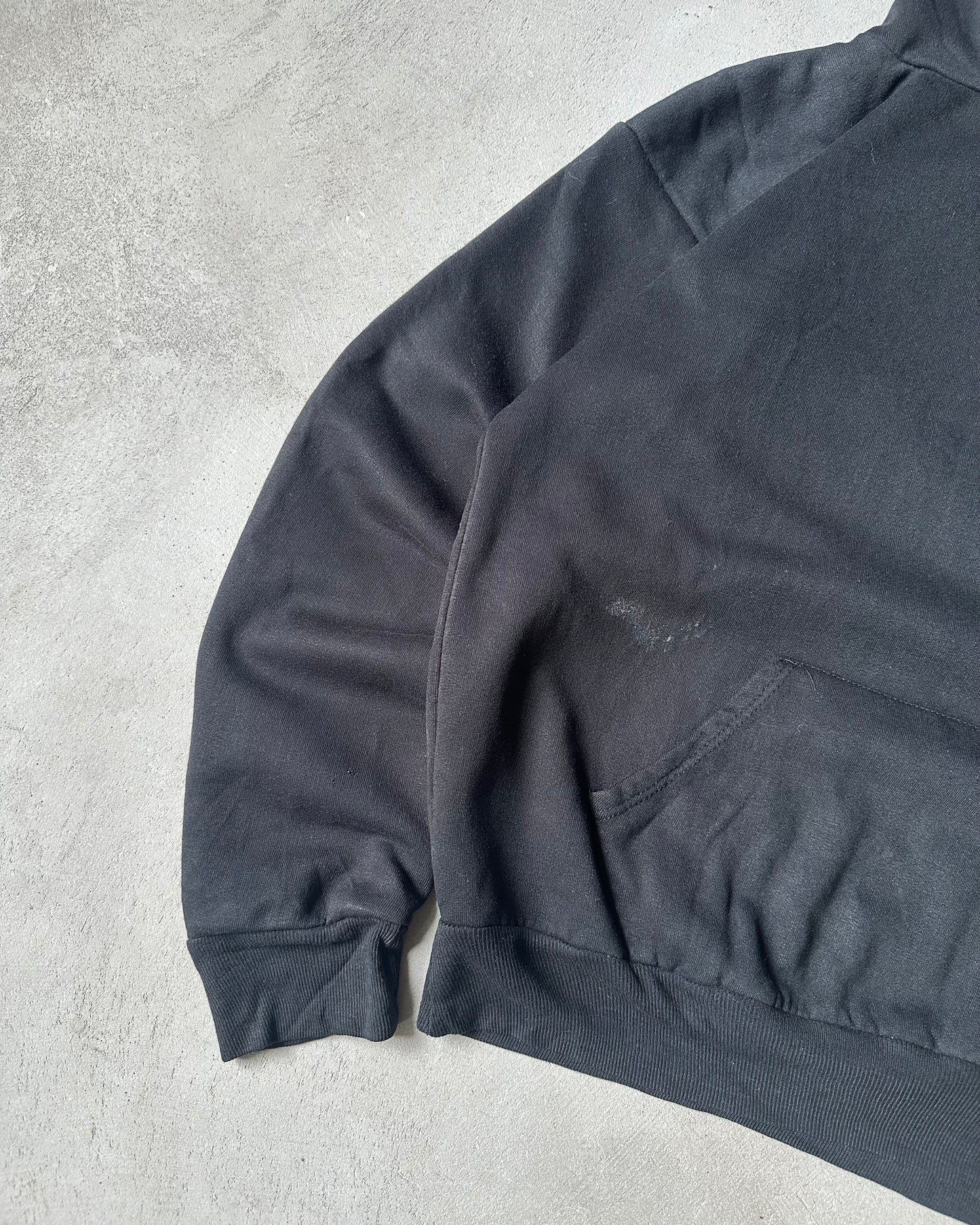 1970s - Black Dutch Harbor Thermal Hoodie - M