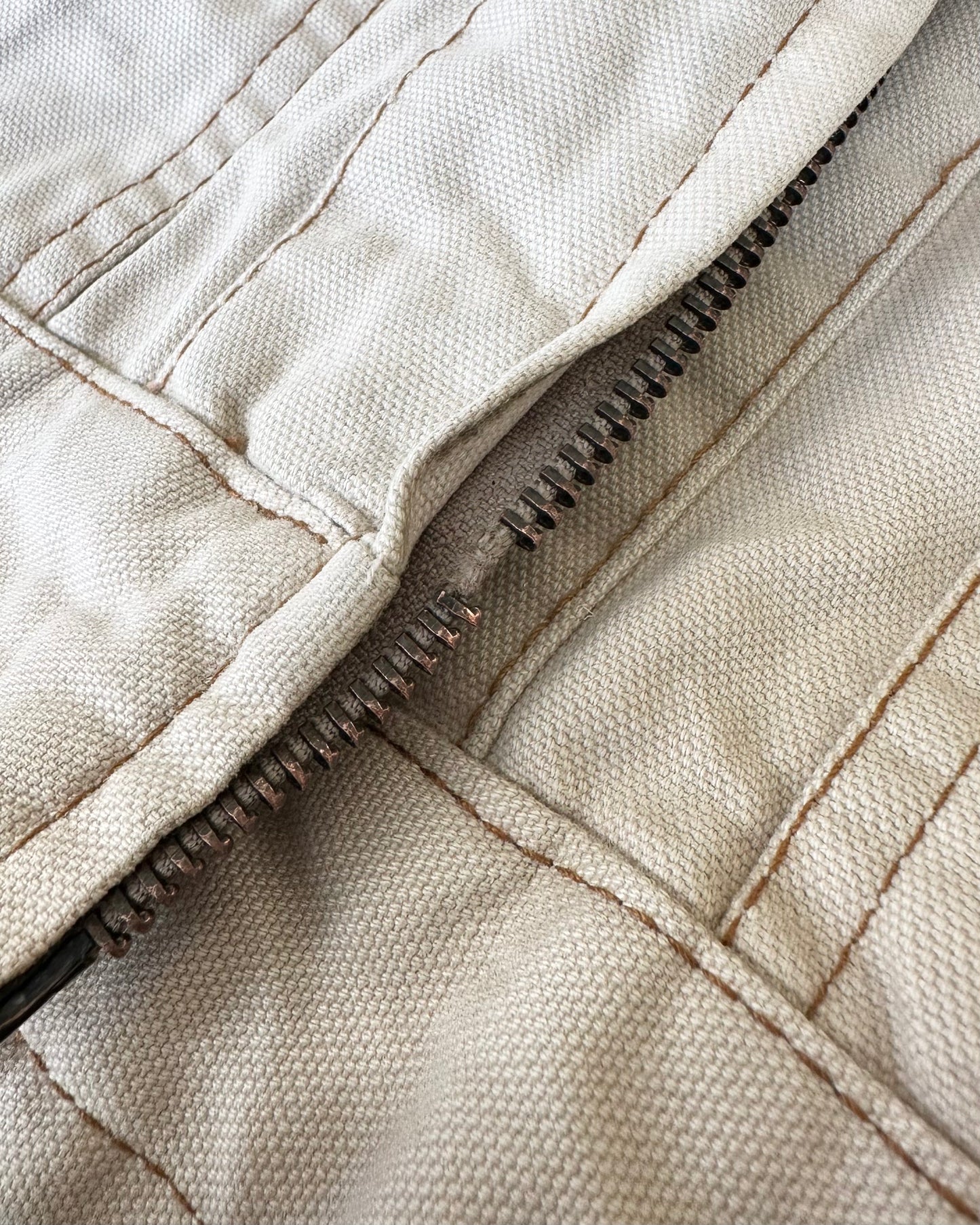 1990s - Beige LEE Work Jacket - L