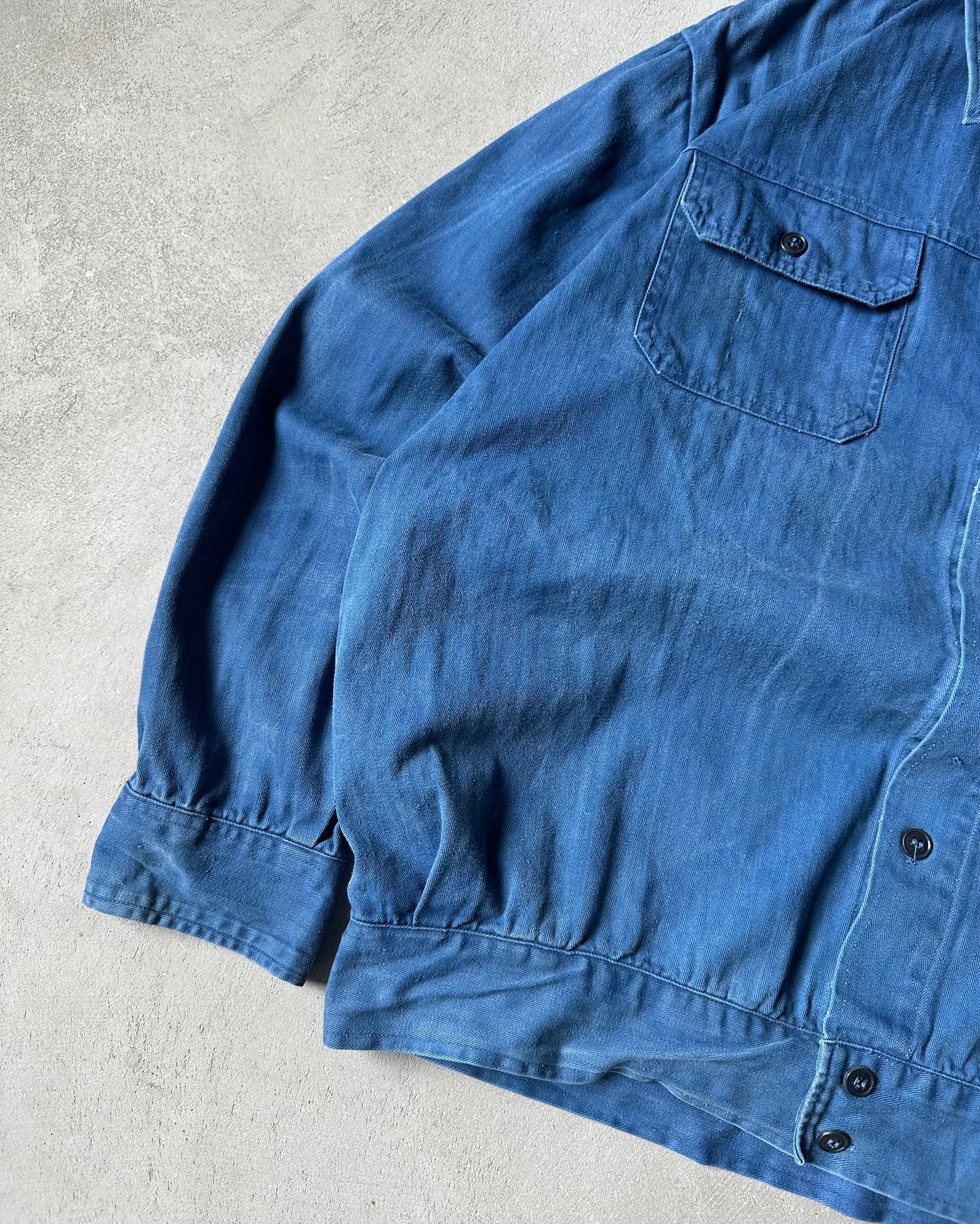 1970s - Blue HBT Euro Chore - L