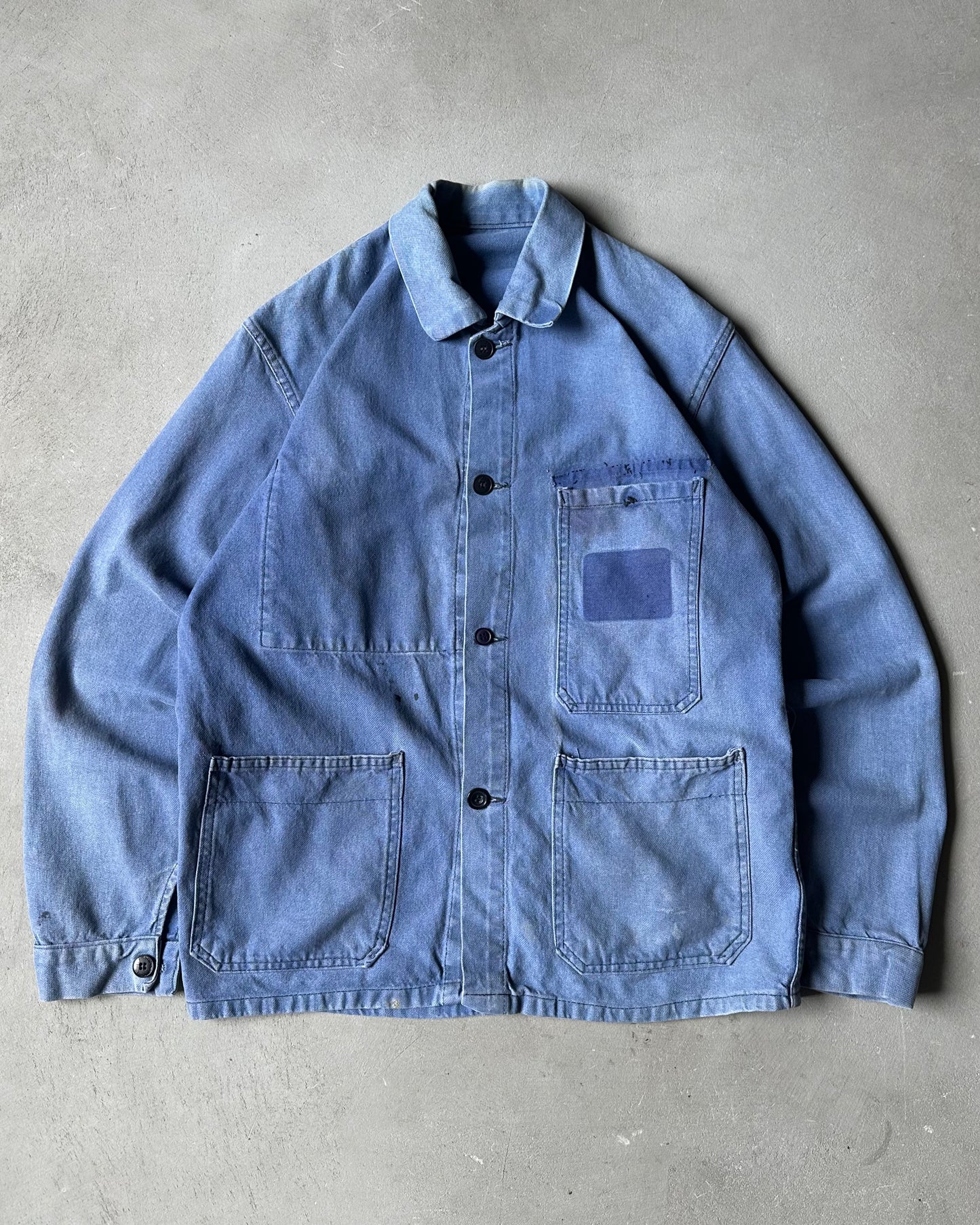 1970s - Faded Blue Euro Chore - S/M