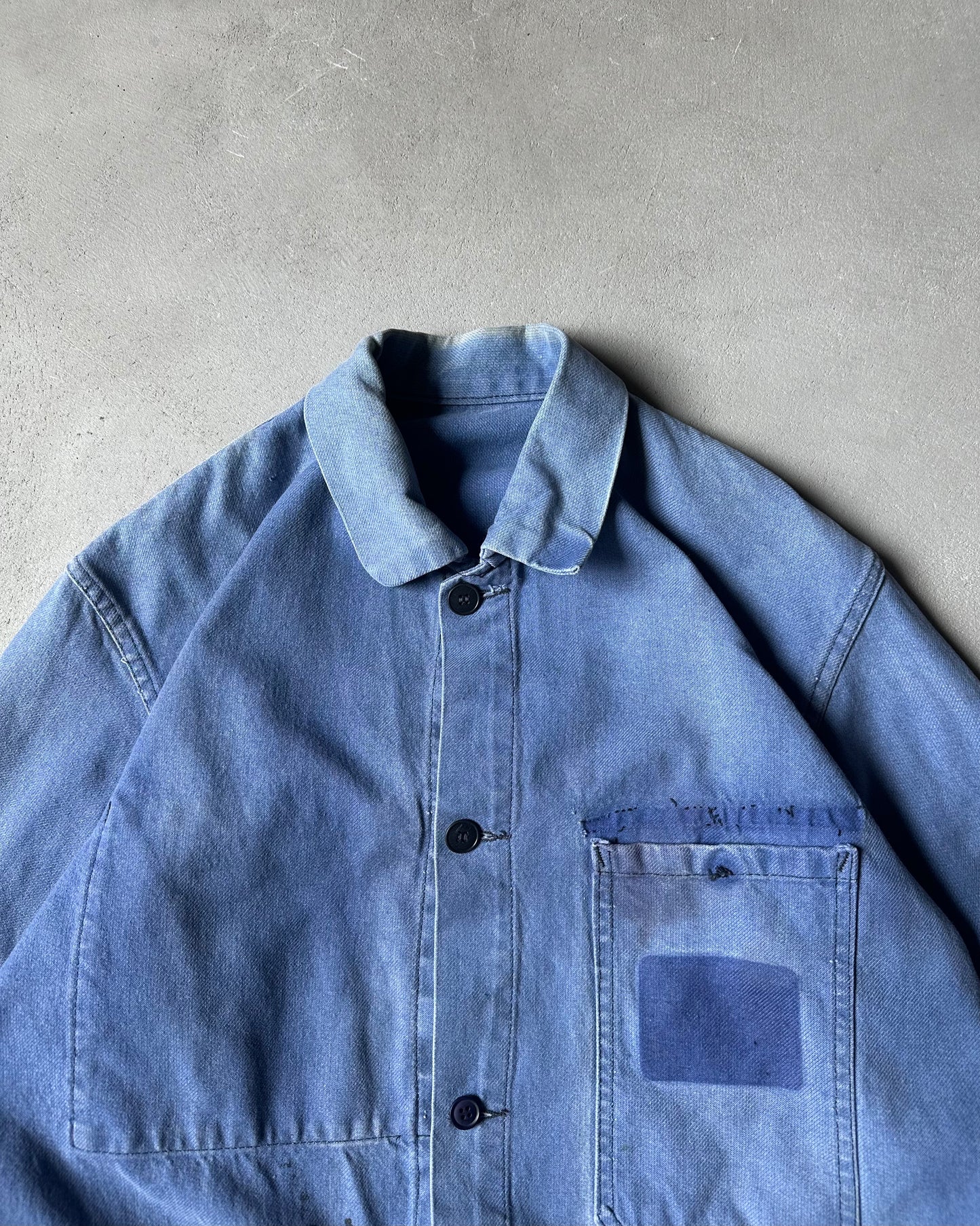 1970s - Faded Blue Euro Chore - S/M