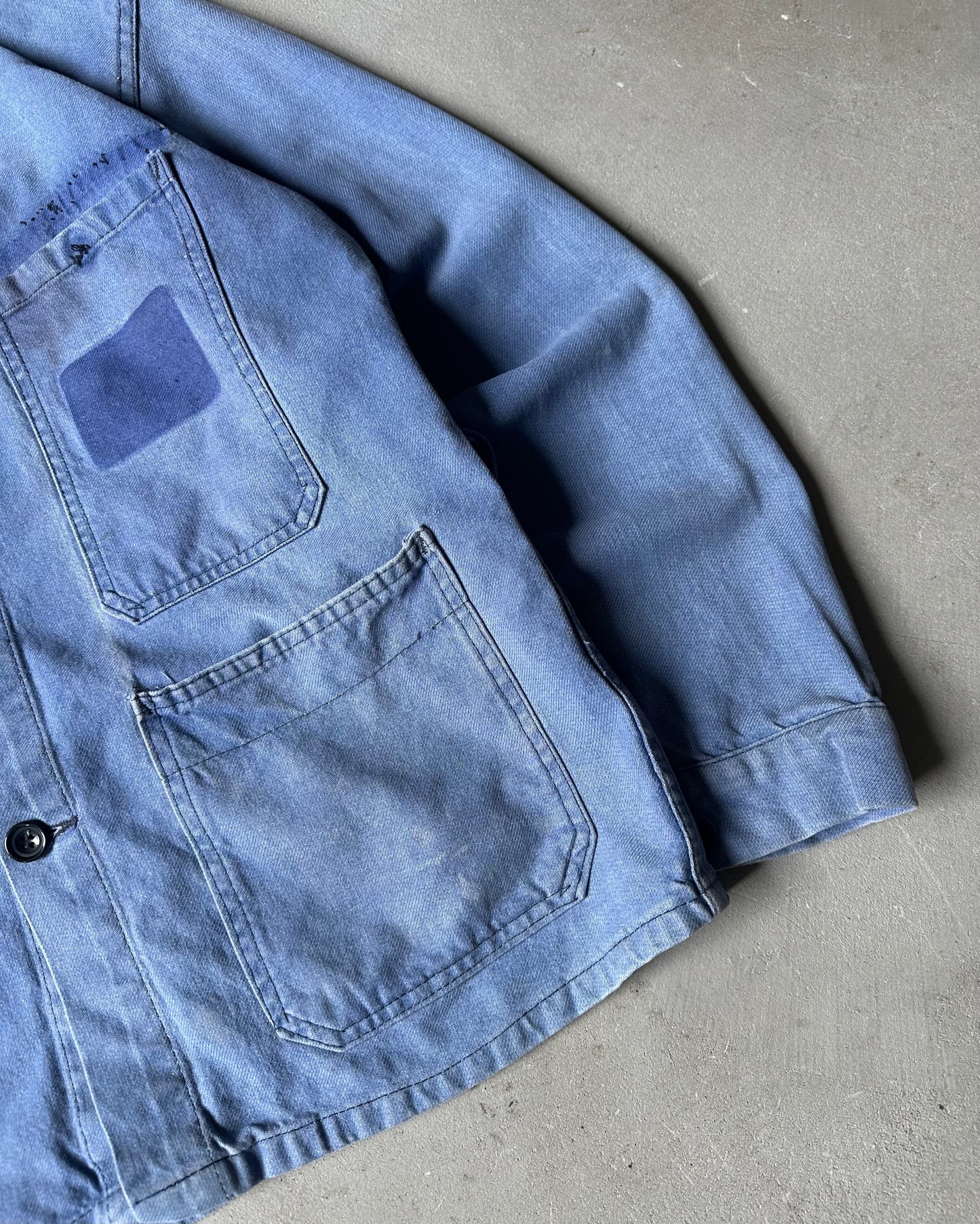 1970s - Faded Blue Euro Chore - S/M