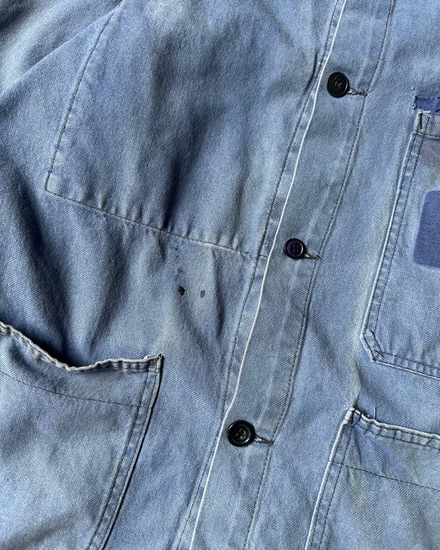 1970s - Faded Blue Euro Chore - S/M