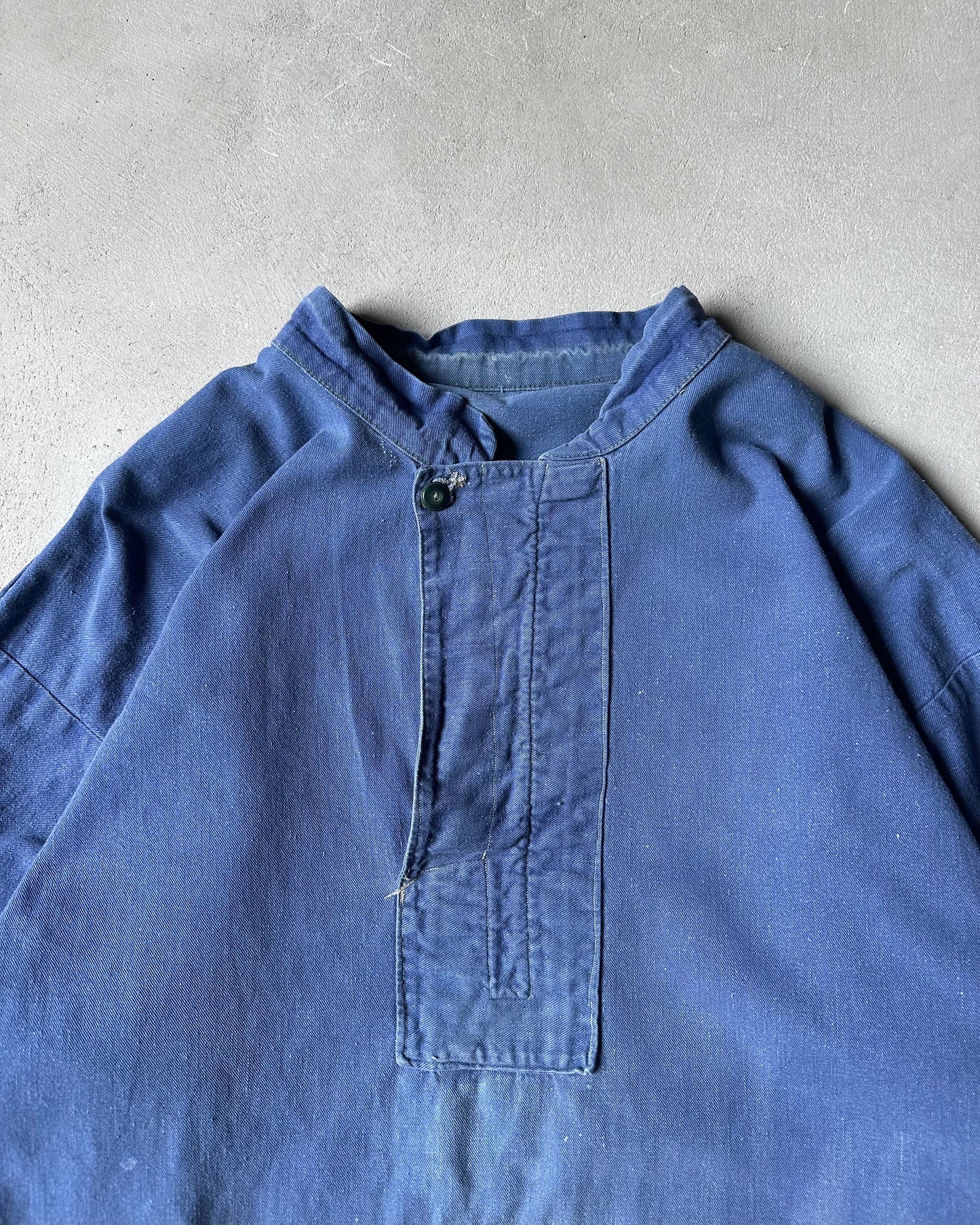 1970s - Blue Fisherman Overshirt - L