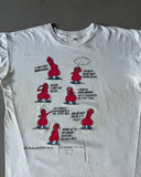 1980s - White "DICK" T-Shirt - L