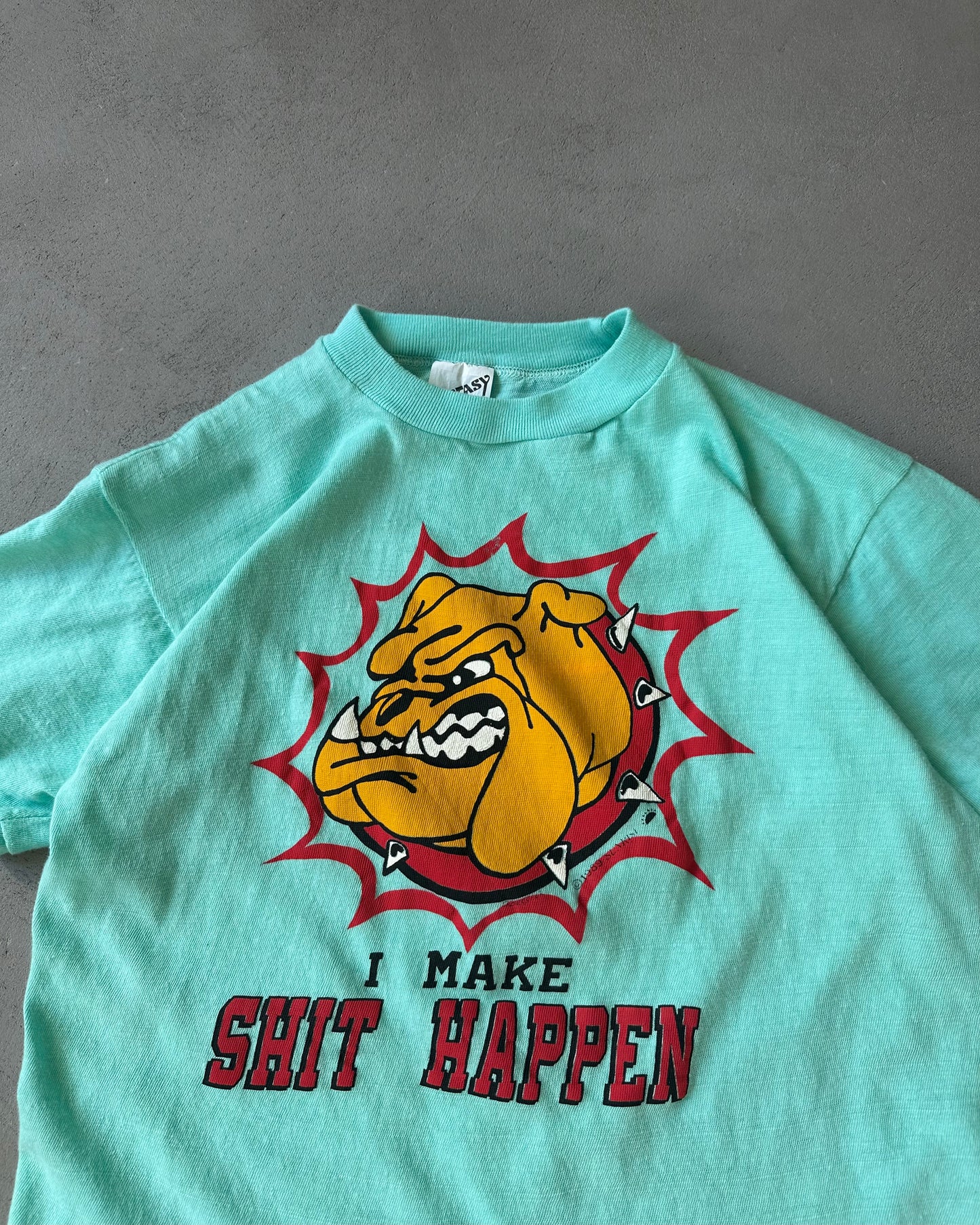 Années 80 - T-shirt Aqua I Make Shit Happen - XS