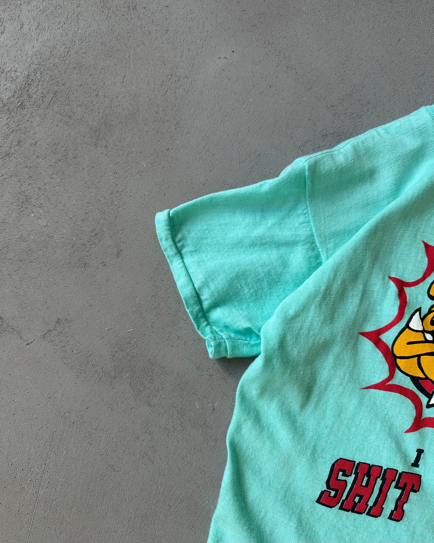 Années 80 - T-shirt Aqua I Make Shit Happen - XS