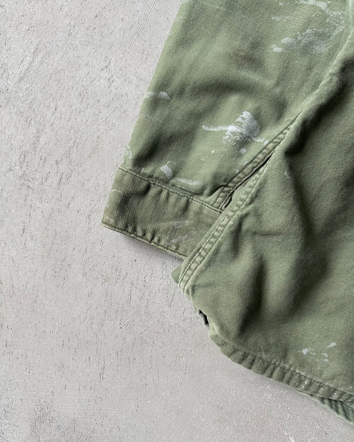 1970s - Green OG-107 Military Shirt - S