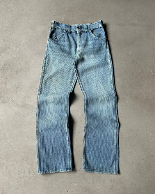 1970s - Faded Ribbed Jeans - 29x30
