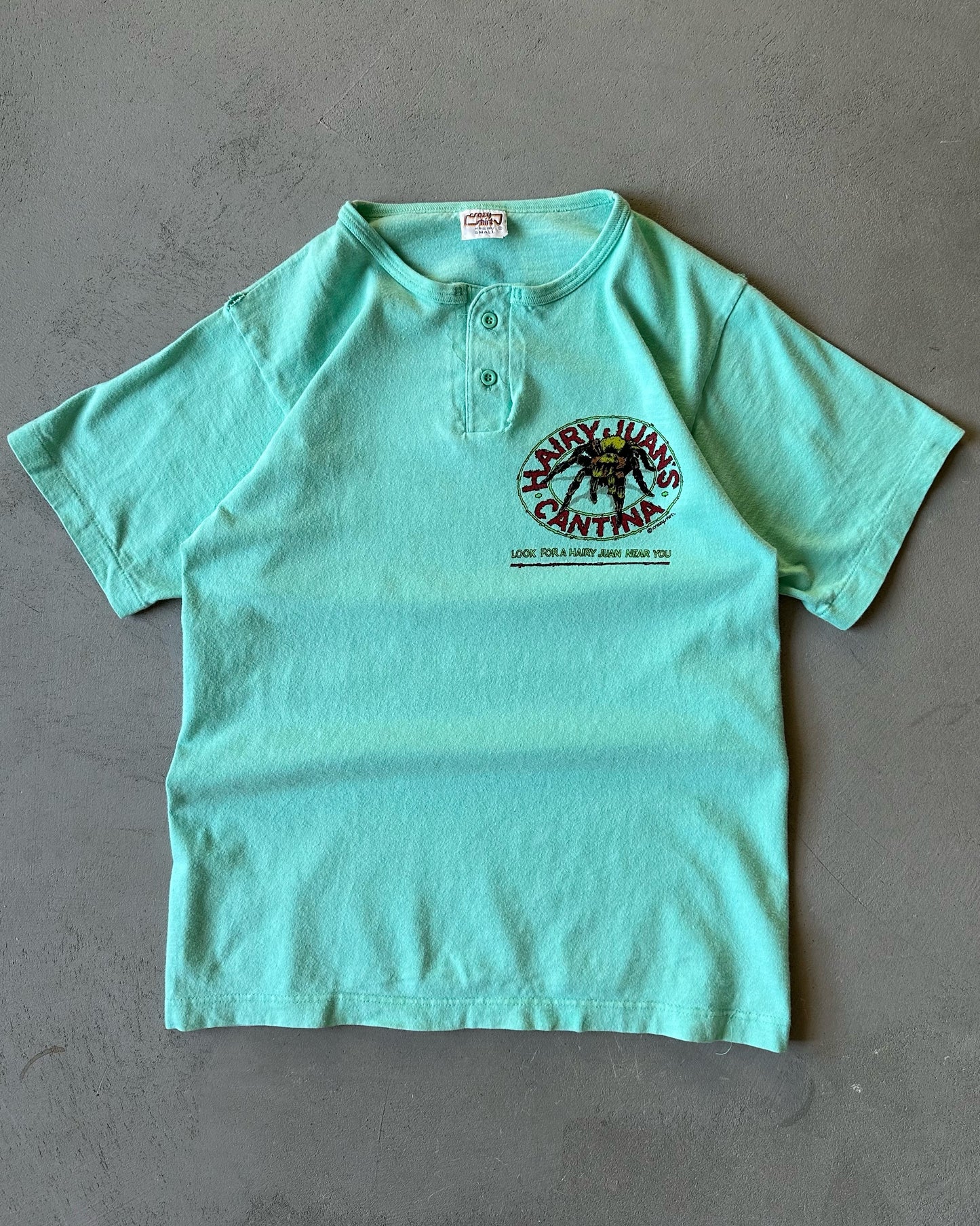 1980s - Aqua Hairy's Juan T-Shirt - XS