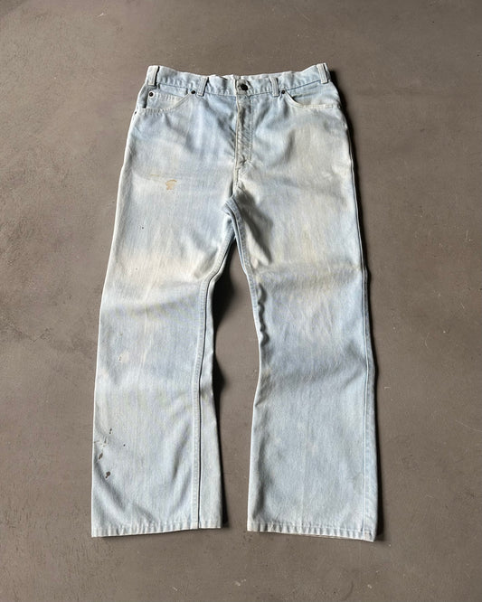 1980s - Lightwash Levi's Movin' On Bootcut Jeans - 33x30