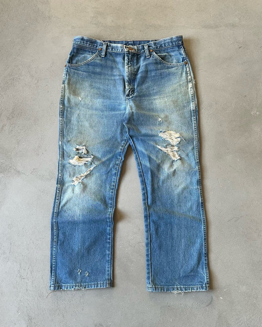 2000s - Distressed Wrangler 936PDW Jeans - 34x27