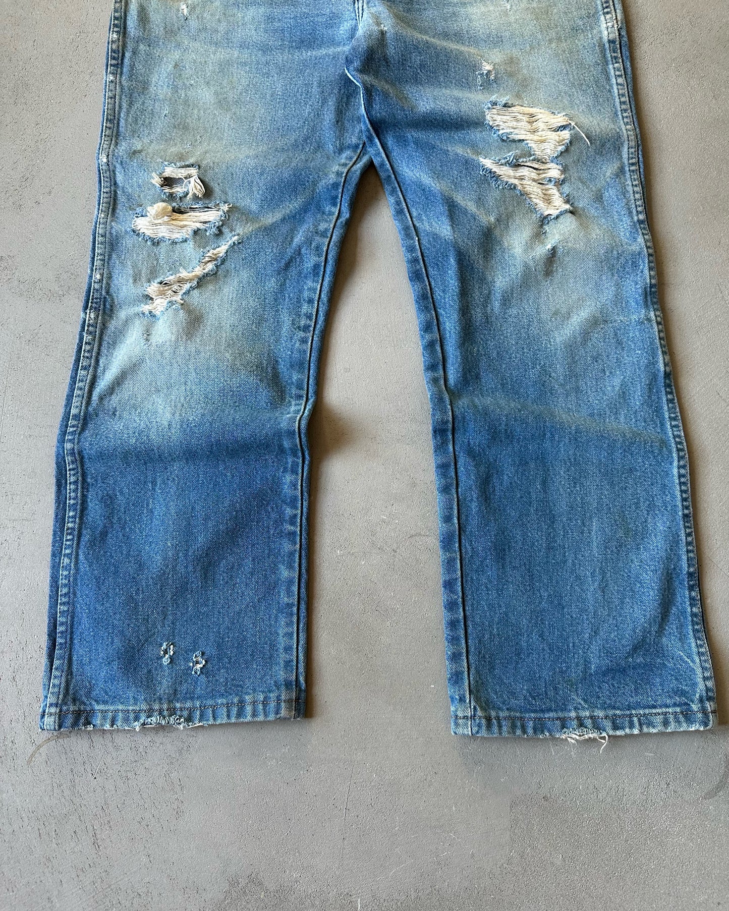 2000s - Distressed Wrangler 936PDW Jeans - 34x27