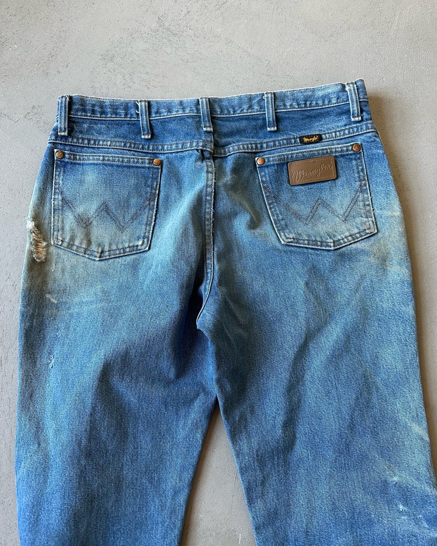 2000s - Distressed Wrangler 936PDW Jeans - 34x27