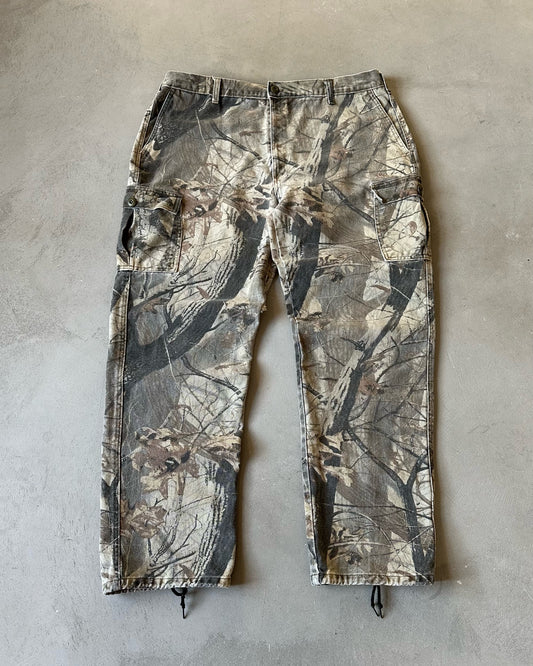 1990s - Distressed RealTree Cargo Pants - XL