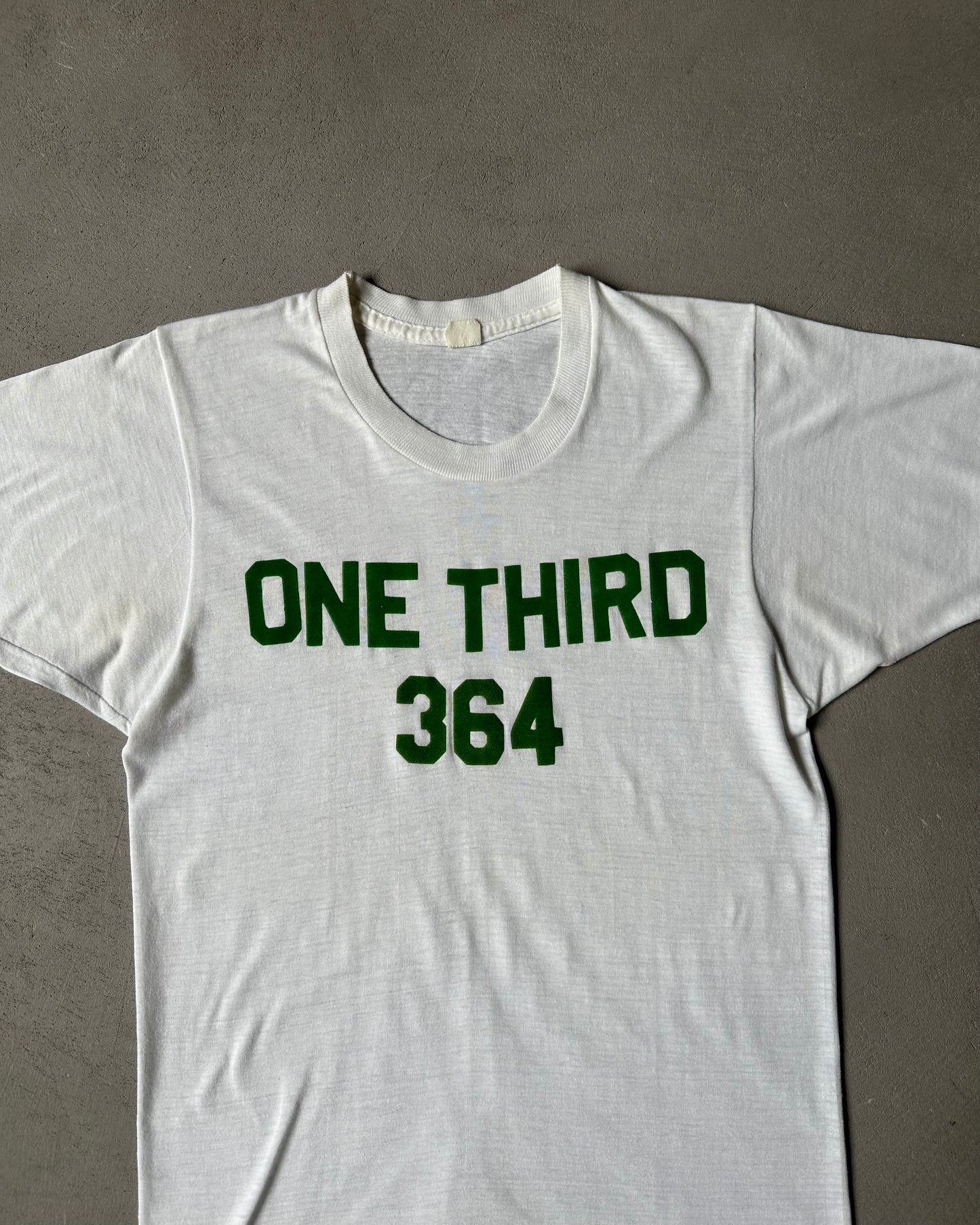 1970s - White One Third 364 T-Shirt - XS