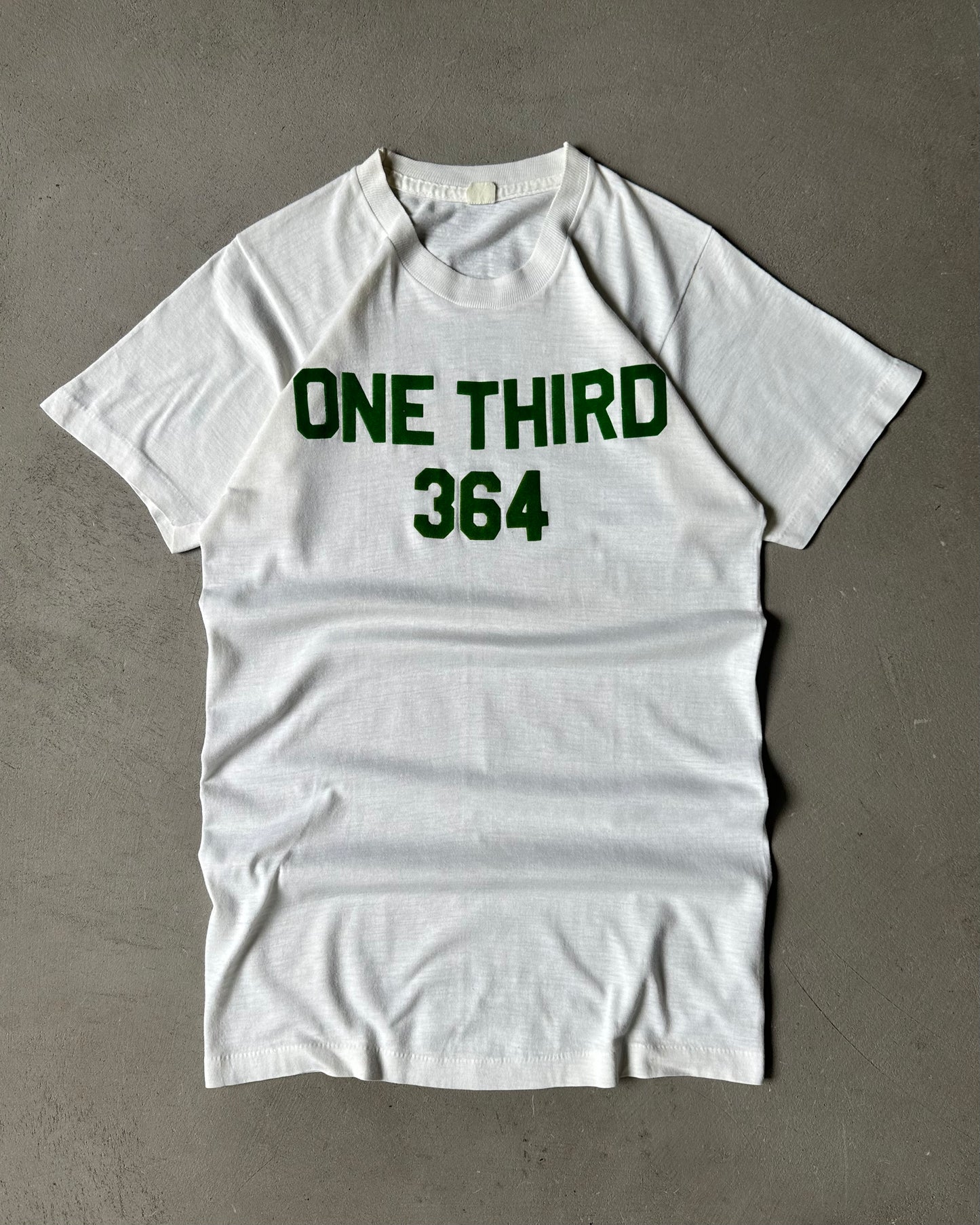 1970s - White One Third 364 T-Shirt - XS