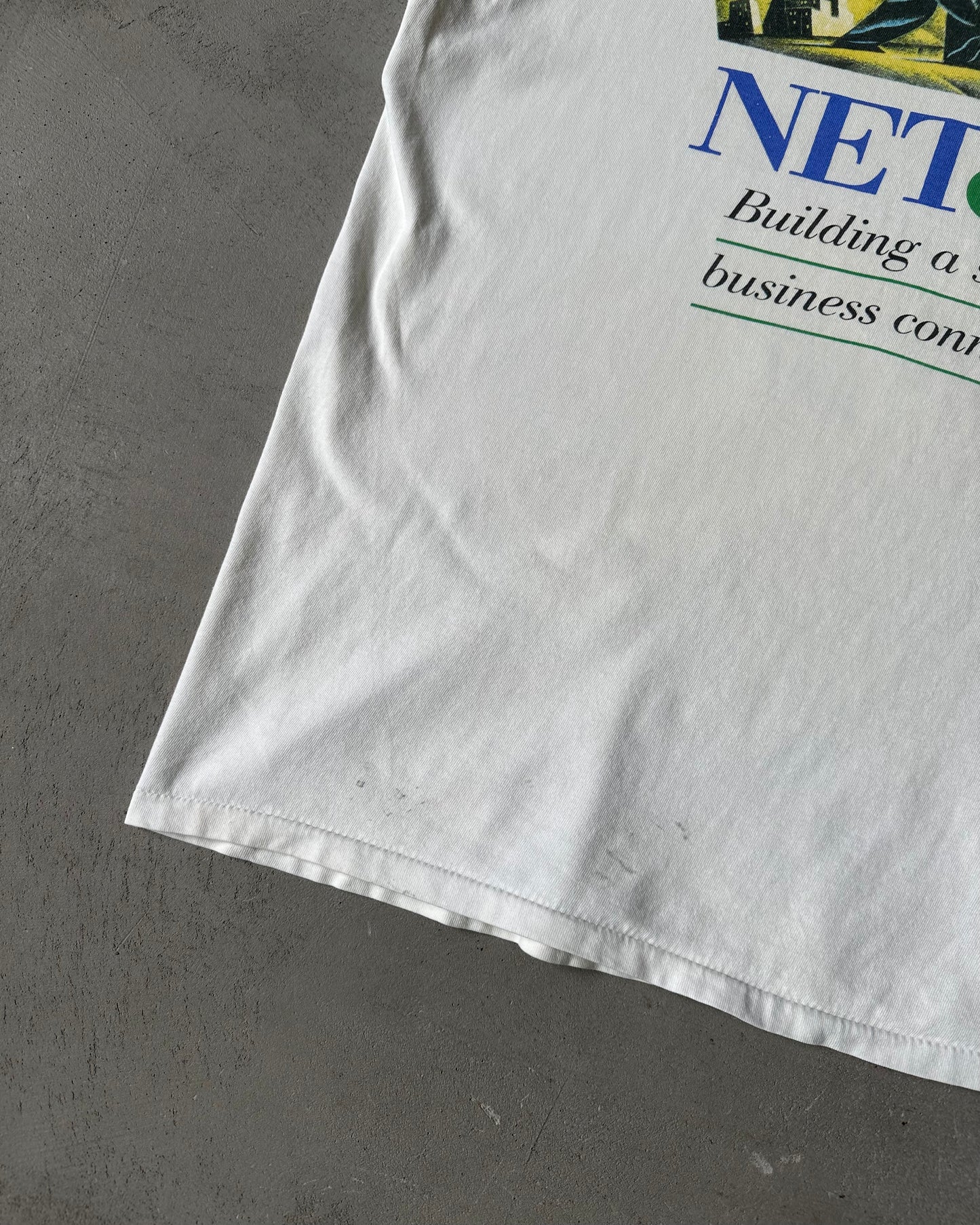 1990s - White IBM T-Shirt - L/XL