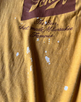 1960s/1970s - Yellow "Schlitz" T-Shirt - M