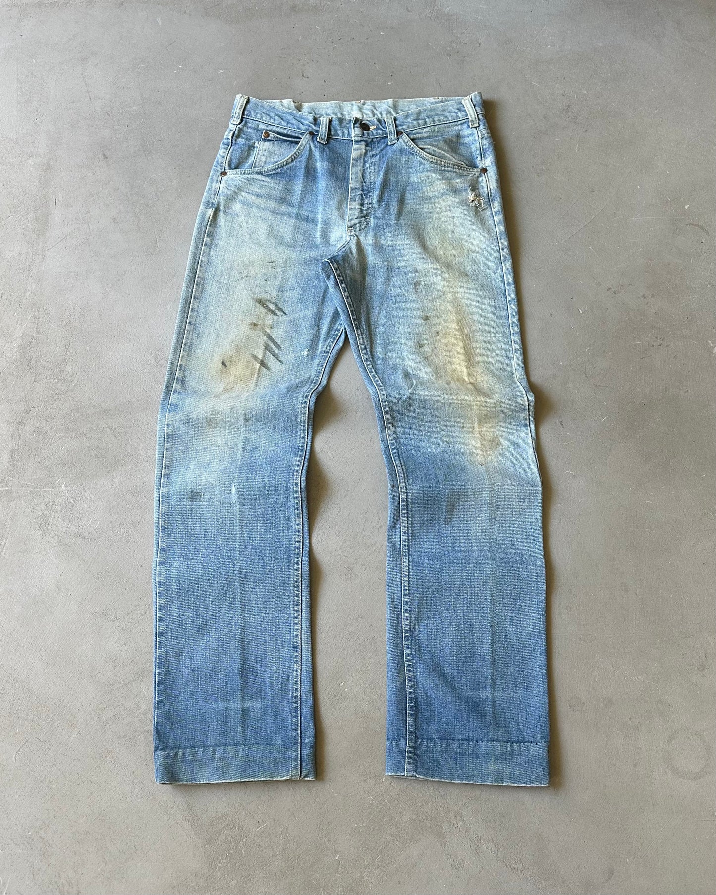 1970s - Distressed Mud LEE Jeans - 32x32