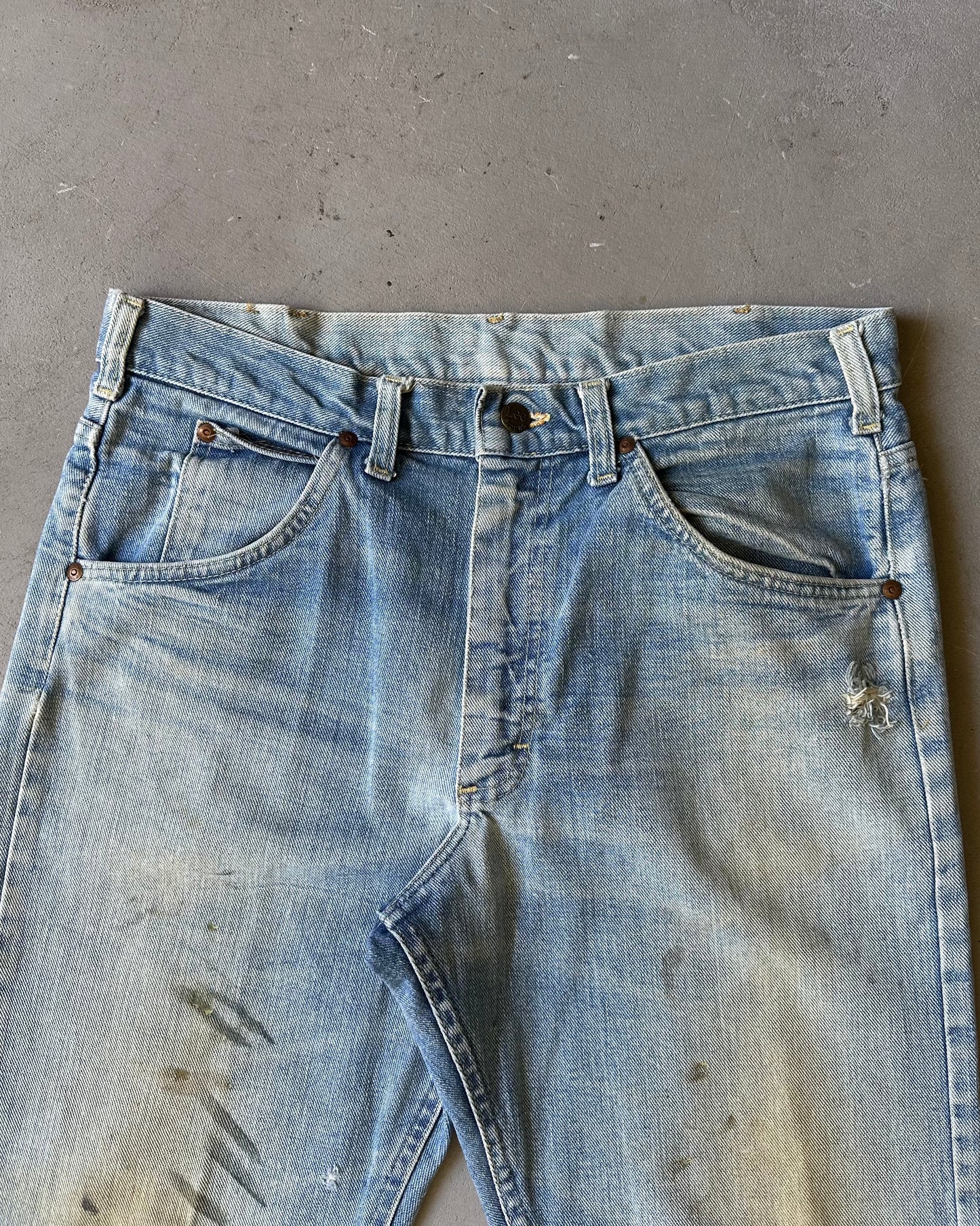 1970s - Distressed Mud LEE Jeans - 32x32