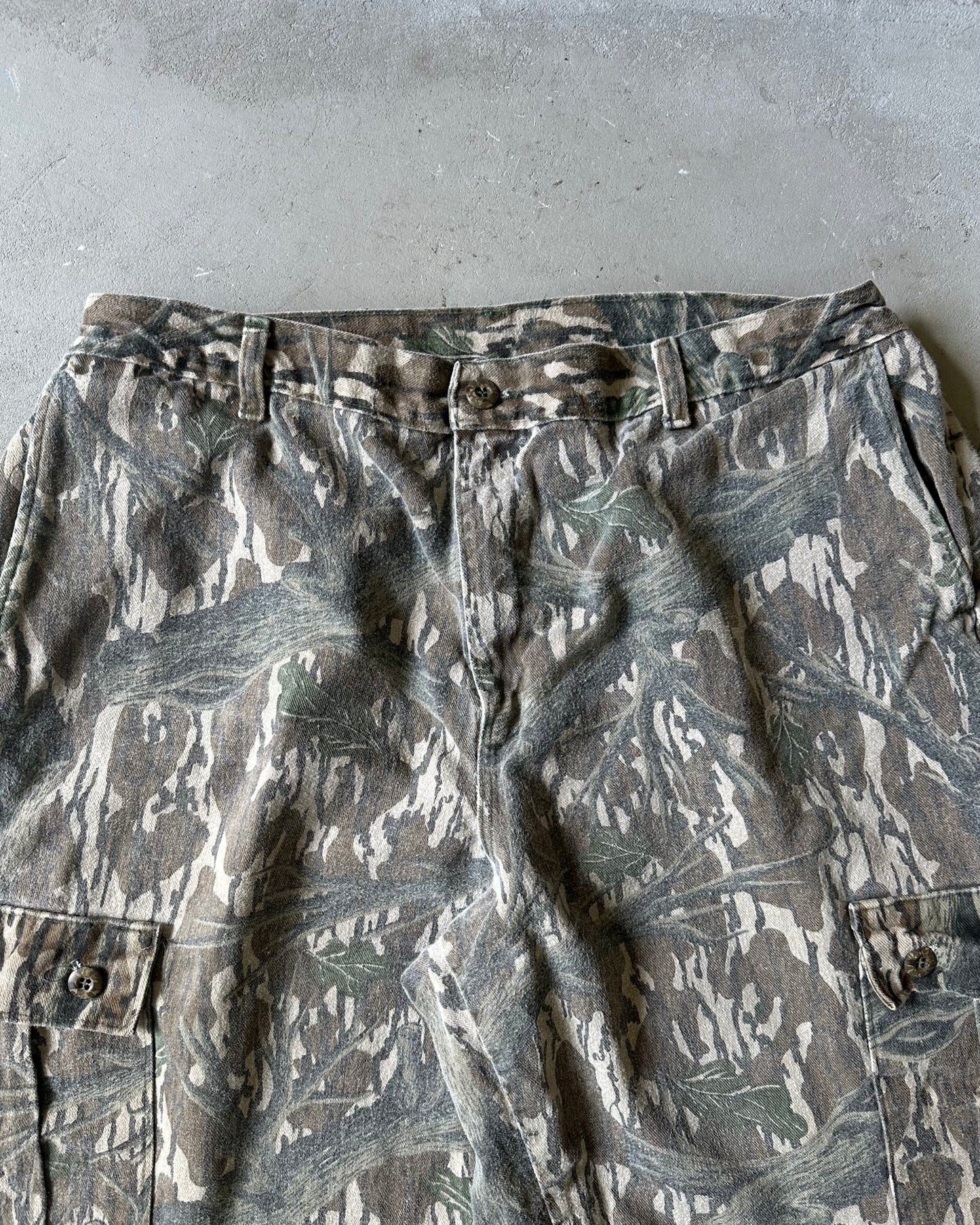 1990s - Camo Cargo Pants - XXL