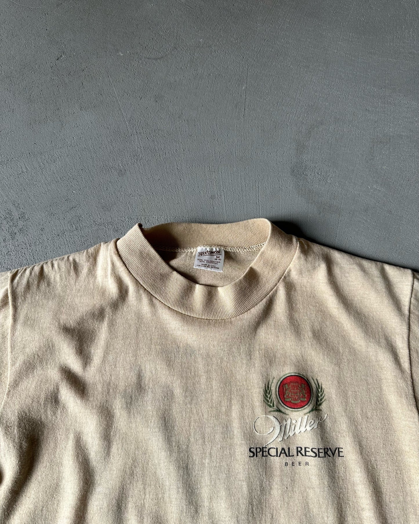 1980s - Beige Miller T-Shirt - XS