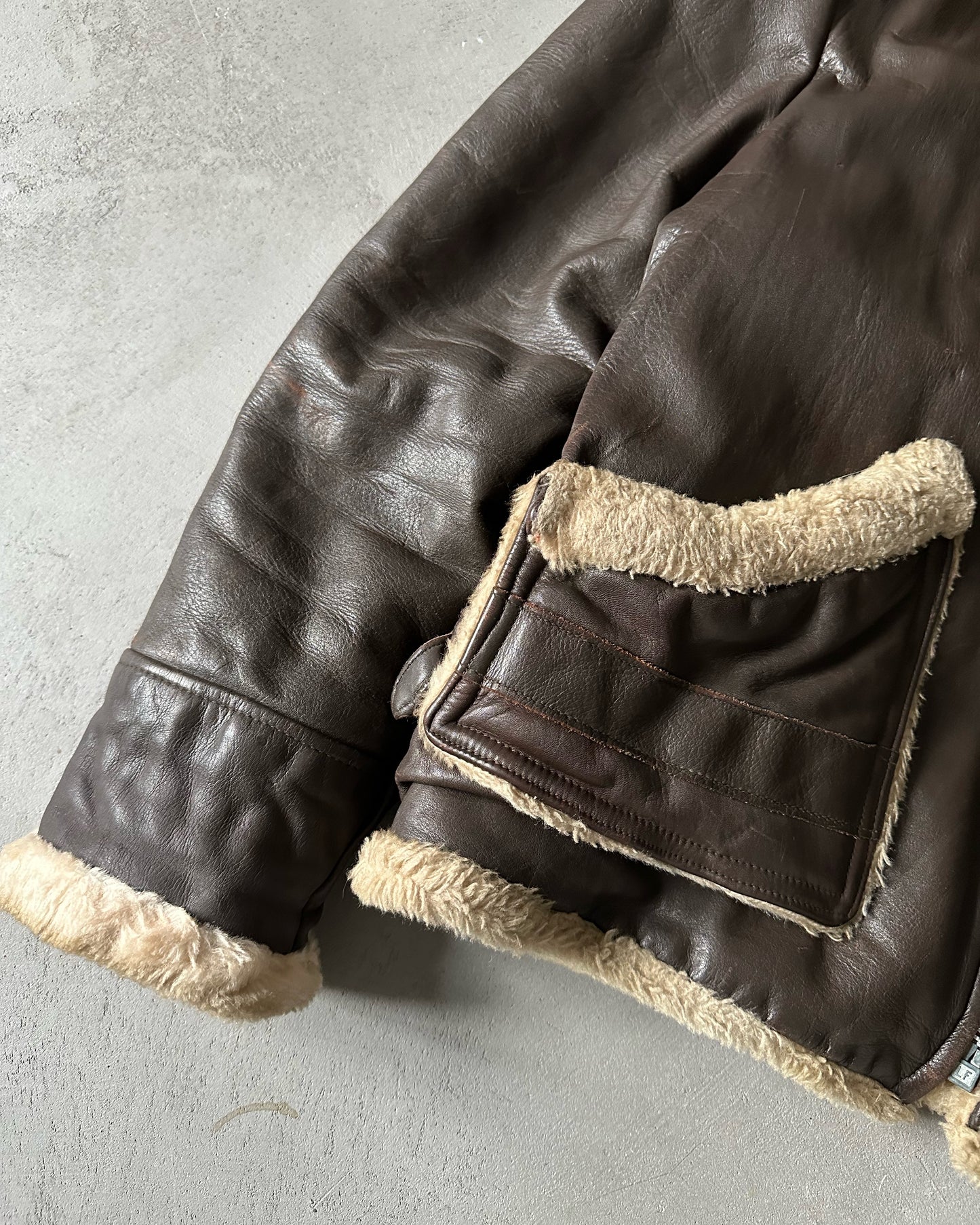 1970s - Dark Brown Leather Jacket - 44