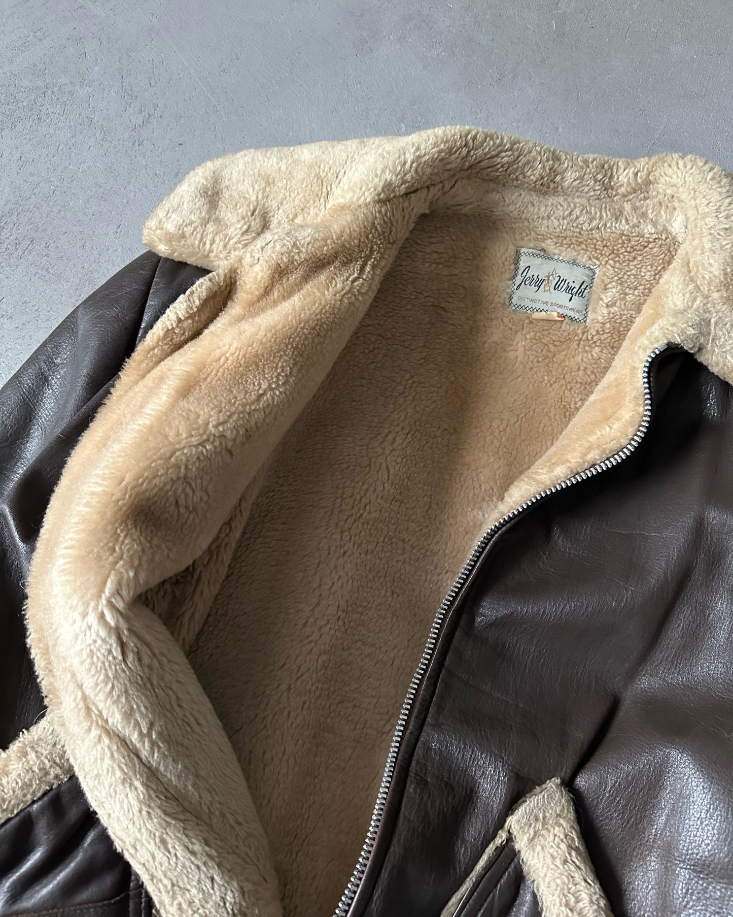 1970s - Dark Brown Leather Jacket - 44