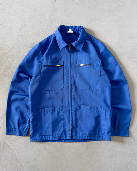 1990s - Blue French Chore Light Jacket - S/M