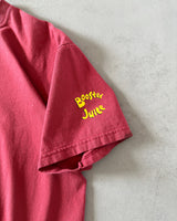1990s - Faded Red Booster Juice T-Shirt - M