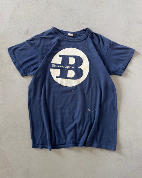 1970s - Navy Burroughs T-Shirt - S