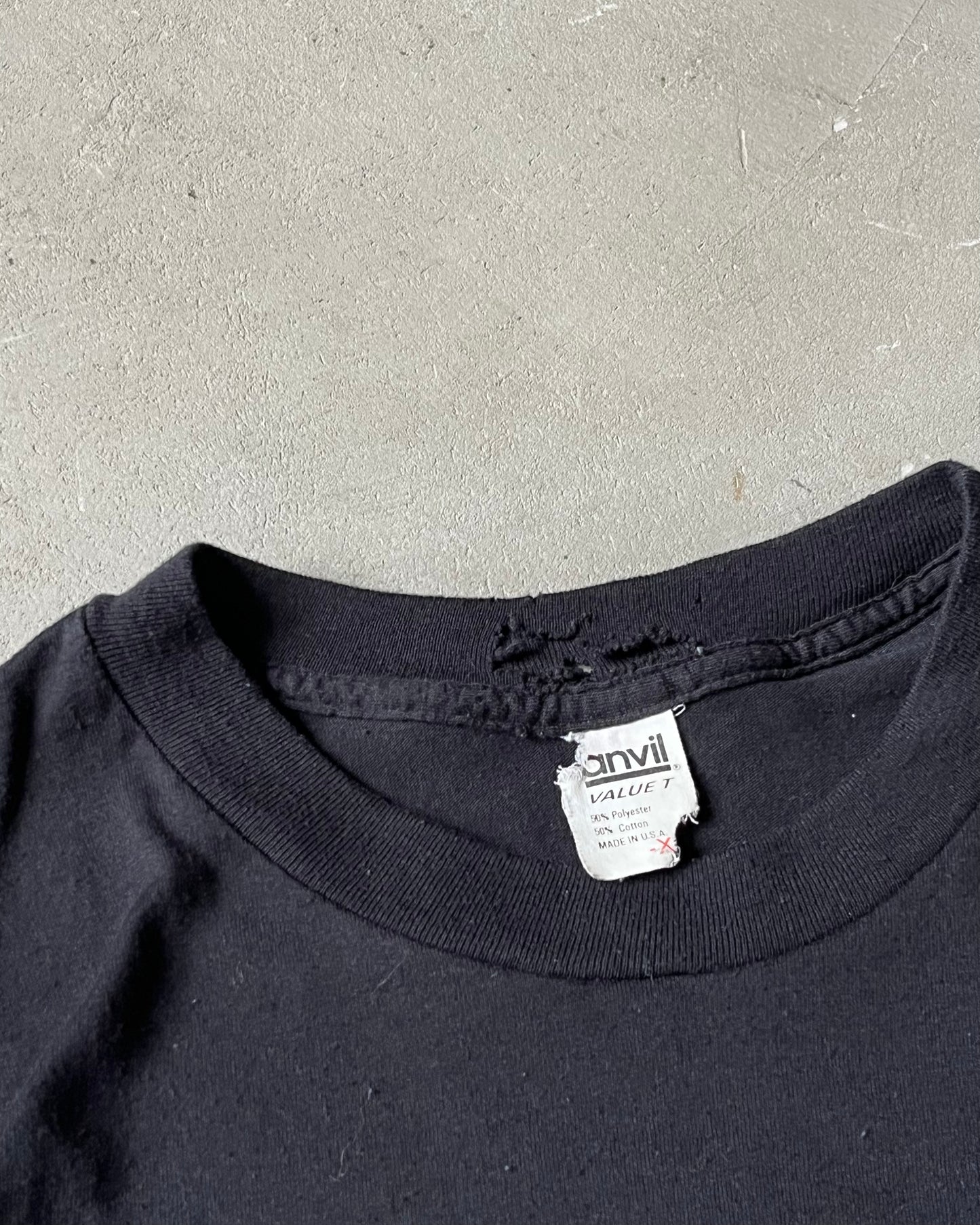 1990s - Distressed Black Harley-Davidson T-Shirt - L